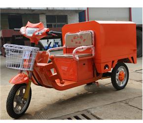 無錫平板頭600L鐵皮箱垃圾清運車